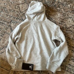 NWT grey/multi color converse hoodie